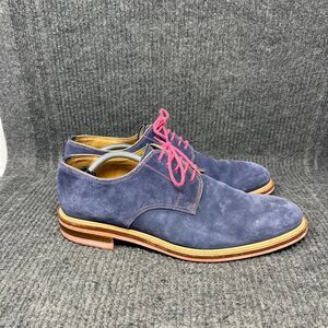 Russell & Bromley Blue Suede Leather Oxfords Dress Shoes Lace Up Mens 11 US